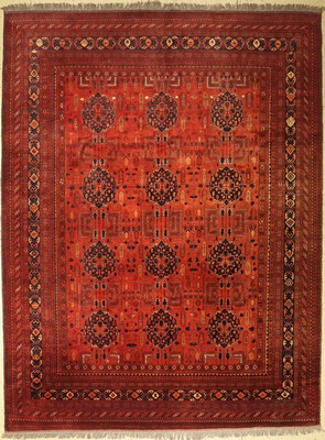 Khalmohammadi, Afghanistan, ca. 50 Jahre, Wolle auf Wolle, ca. 340 x 260 cm, EHZ: 2