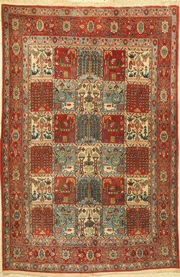 Ghom alt, Persien, um 1940, Wolle auf Baumwolle, ca. 200 x 135 cm, EHZ: 2-3