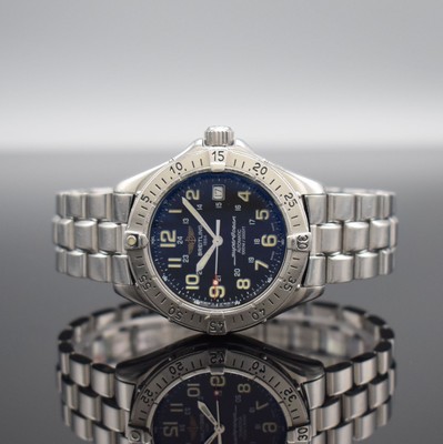 BREITLING Colt Superocean Herrenarmbanduhr, Schweiz um 2000, Automatik, Ref. A17340, verschr. Edelstahlgeh., orig. Gliederbd. m. Faltschl., eins. ...