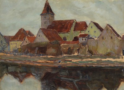 Gustav Decker, geb. 1881 Aachen, Studium an der Akademie Düsseldorf, nahm 1915 und 1916 an der großen Berliner Kunstausstellung teil, hier: ...