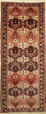 Bachtiar alt, Persien, ca. 60 Jahre, Wolle auf Baumwolle, ca. 385 x 160 cm, EHZ: 2