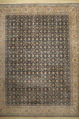 Nain fein(9 La), Persien, um 1960, Korkwolle mit Seide, ca. 508 x 395 cm, EHZ: 2-3