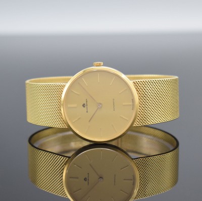 CHOPARD / BUCHERER Herrenarmbanduhr in GG 750/000 Referenz 1022, Schweiz um 1980, Automatik, 2-teil. Geh., Boden aufgedr., GG 750/000 Milanaiseband, ...