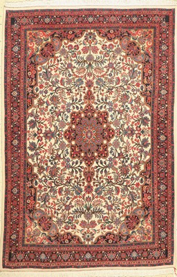 Rosenbidjar fein, Persien, ca. 50 Jahre, Korkwolle, ca. 198 x 133 cm, EHZ: 2