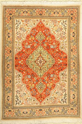 Täbriz Tabatabai, Persien, ca. 50 Jahre, Wolle auf Baumwolle, ca. 165 x 115 cm, EHZ: 2