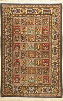 Ghom Kork, Persien, ca. 50 Jahre, Korkwolle, ca. 160 x 107 cm, EHZ: 2