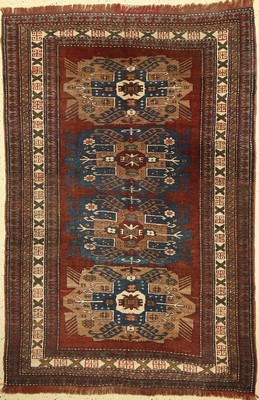 Kars Kazak, Türkei, um 1950, Wolle auf Wolle, ca. 213 x 143 cm, EHZ: 2