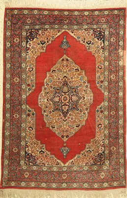 Täbriz Hadji Jalili, Persien, um 1930, Wolle auf Baumwolle, ca. 180 x 125 cm, EHZ: 2-3, (restauriert)