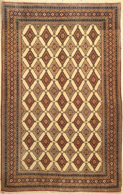 Ghom Kork, Persien, um 1960, Korkwolle, ca.220 x 145 cm, EHZ: 2(Abrasch)