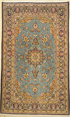 Ghom Kork, Persien, ca. 50 Jahre, Korkwollemit Seide, ca. 245 x 160 cm, EHZ: 2
