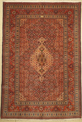 Sarab fein, signiert, (Akhoundzadeh), Persien, um 1960, Korkwolle, ca. 298 x 205 cm,EHZ: 2