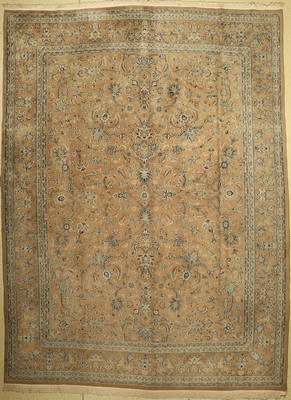 Kerman fein, Persien, ca. 50 Jahre, Korkwolle, ca. 407 x 304 cm, EHZ: 2, (leicht fleckig)