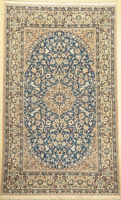 Nain fein(9 La), Persien, ca. 60 Jahre, Korkwolle mit Seide, ca. 257 x 156 cm, EHZ: 2