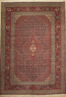 Sarab fein, signiert, (Akhoundzadeh), Persien, um 1960, Korkwolle, ca. 376 x 263 cm,EHZ: 2