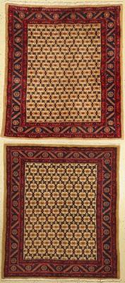 Ein Paar Koliai, Persien, ca. 50 Jahre, Wolle auf Baumwolle, ca. 145 x 126 cm, EHZ: 2