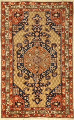 Siebenbürgen, Rumänien, ca. 50 Jahre, Wolleauf Wolle, ca. 190 x 120 cm, EHZ: 2