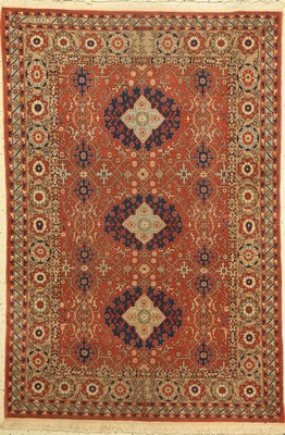 Hereke alt, signiert, Türkei, um 1960, Wolle auf Baumwolle, ca. 181 x 120 cm, EHZ: 2