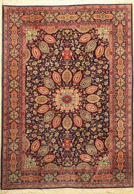 Täbriz(40 Raj), Persien, ca. 50 Jahre, Korkwolle, ca. 275 x 200 cm, EHZ: 2