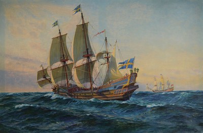 Jens Christian Andresen, 1865 Bogense/Schweden - 1949 Göteborg, Studium an der Technischen Schule in Kopenhagen, Schüler des Theatermalers Carl ...