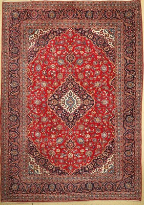 Keschan, Persien, ca. 50 Jahre, Wolle auf Baumwolle, ca. 350 x 245 cm, EHZ: 2