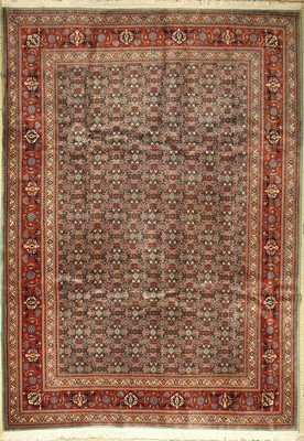Mud, Indien, ca. 40 Jahre, Wolle auf Baumwolle, ca. 350 x 250 cm, EHZ: 2