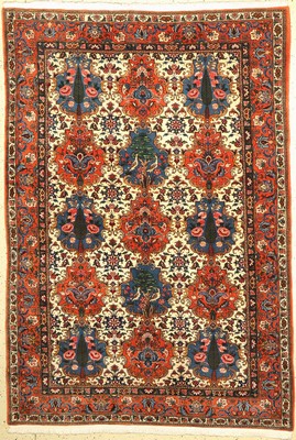 Bachtiar Kork fein, Persien, ca. 50 Jahre, Korkwolle, ca. 250 x 175 cm, EHZ: 2