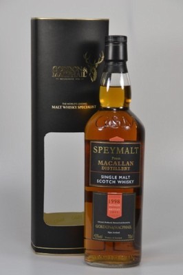 1 Flasche Gordon & Macphail Speymalt from Macallan Distillery, Single Malt Scotch Whisky, distilled 1998, bottled 2016, 43%Vol., 70cl,orig. verkorkt ...