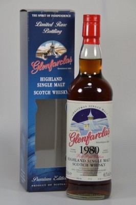 1 Flasche Glenfarclas Higland Single Malt Scotch Whisky, Port Pipe Edition, Christmas single Malt, Distilled 24.12.1980, bottled 20.8.2013, 48.1% ...