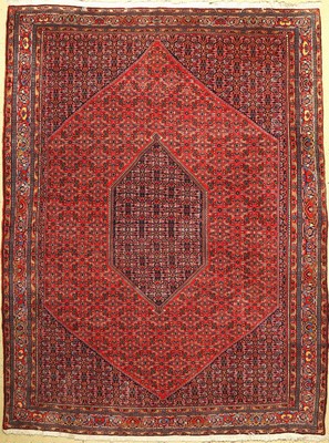 Bidjar Kork alt, Persien, um 1960, Korkwolle, ca. 358 x 268 cm, EHZ: 2