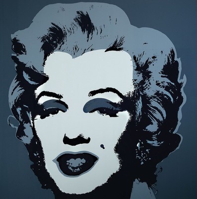 Nach Andy Warhol, Siebdruck auf festen Karton, Marilyn Monroe, Hrsg. Sunday B. Morning, rückseitig mit Stempel des Hrsg. und dem Zusatz "Fill ...
