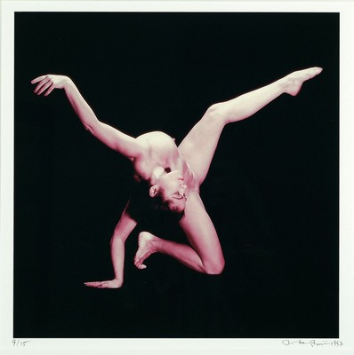 Dieter Blum, geb. 1936, Fotografie (hochwertiger Pigmentdruck), tanzender Frauenakt, num. 9/15, handsigniert, dat. 1997, PP-Ausschnitt ca. 39 x 39 ...