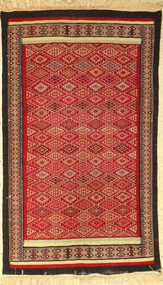 Sumakh, Marokko, ca. 50 Jahre, Wolle auf Baumwolle, ca. 175 x 103 cm, EHZ: 2