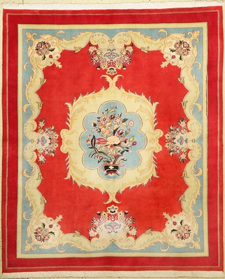 Täbriz fein(50 Raj), Persien, ca. 50 Jahre,Korkwolle, ca. 231 x 193 cm, ca. 500.000 Kn/qm, EHZ:(nahezu in perfektem Zustand)