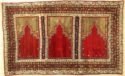 Antiker Anatol Saf, Türkei, um 1900, Wolle auf Wolle, ca. 195 x 123 cm, EHZ: 3