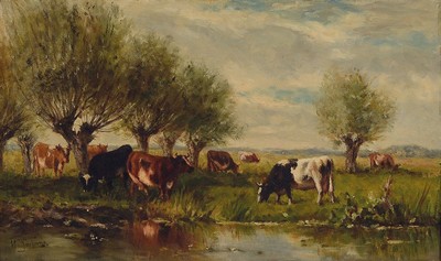 Hyacinth Jochems, belgischer Tiermaler der 2 .H.19.Jh., Jochem war mit Werken auf dem Salon Triennal 1875 u. dem Cercle des Artistes 1877 in Brüssel ...