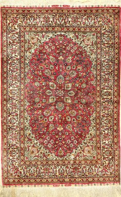 Istanbul Seide, Türkei, um 1960, reine Naturseide, ca. 140 x 92 cm, EHZ: 2-3