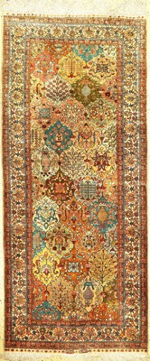 Istanbul Seide, Türkei, ca. 50 Jahre, reineNaturseide, ca. 212 x 93 cm, EHZ: 2-3