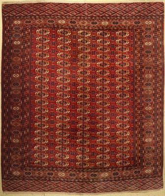 Buchara alt, Rußland, um 1950, Wolle auf Wolle, ca. 340 x 290 cm, EHZ: 2-3