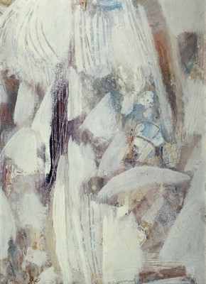 Rudi Baerwind, 1910-1982 Mannheim, Studium an den Akademien Berlin, München und Paris, war Schüler von Fernand Leger, hier: abstrakt tachistische ...