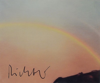 Gerhard Richter, geb. 1932, Postkarten Multiple, Farboffset, handsigniert, ca. 10x 15cm, PP, u.Gl., R. ca. 27x28cm