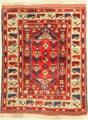 Bergama alt, Türkei, um 1950, Wolle auf Wolle, ca. 122 x 95 cm, EHZ: 2