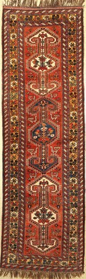 Ghaschgai alt, Persien, um 1960, Wolle auf Wolle, ca. 350 x 110 cm, EHZ: 2