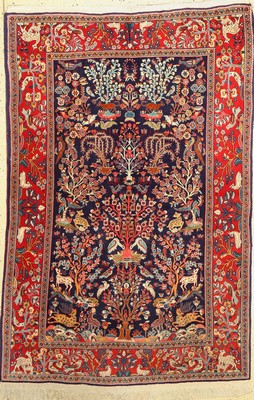 Sarogh fein, Persien, um 1960, Korkwolle, ca. 208 x 137 cm, EHZ: 2
