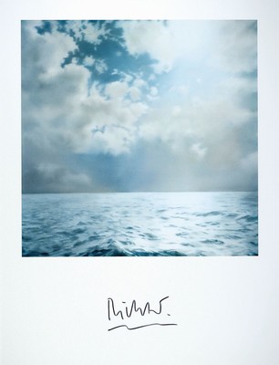 Gerhard Richter, geb. 1932, "Seestück", 1969, Offset-Lithografie auf dünnem Karton, Hrsg. Achenbach Art Edition 1991, handsign., unter ...