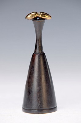 Paul Wunderlich, 1927-2010, Bronzeskulptur, Löschhütchen, sign., num. 1498, ca. 9 cm