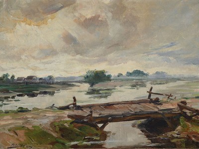 Arthur Nisio, 1906-1974, brasilianischer Maler, der von 1938-1947 in Deutschland lebte und Schüler von Max Bergmann war, wurde später in Sao Paolo ...
