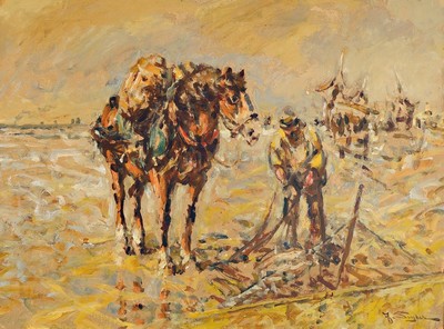 Julius Seyler, 1873-1955 München, Studium an der Akademie München u.a. bei Schmitt-Reutte und von Zügel, lebte zwischen 1913 und 1921 als Farmer ...