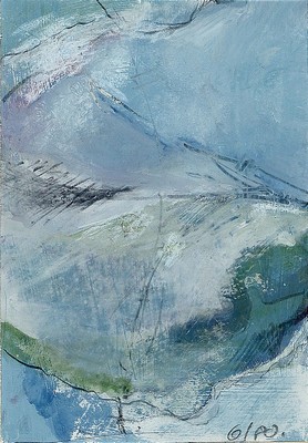 Margaret Peveling, geb. 1949 Schwäbisch-Hall, tätig in Lindau am Bodensee, Studium an derAkademie Stuttgart, hier: Wolkenformationen I und II, 2 ...