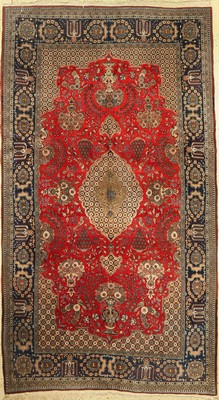 Ghom alt, Persien, um 1960, Wolle mit Seide, ca. 292 x 166 cm, EHZ: 2-3