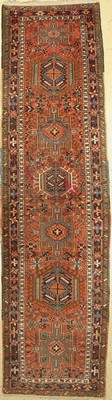 Garadjeh alt, Persien, um 1930, Wolle auf Baumwolle, ca. 360 x 102 cm, EHZ: 4